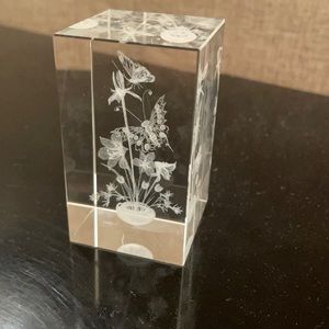 Laser Etched Crystal